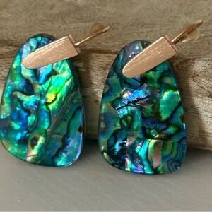 Kendra Scott Elegant Abalone Shell Marty Drop Earrings